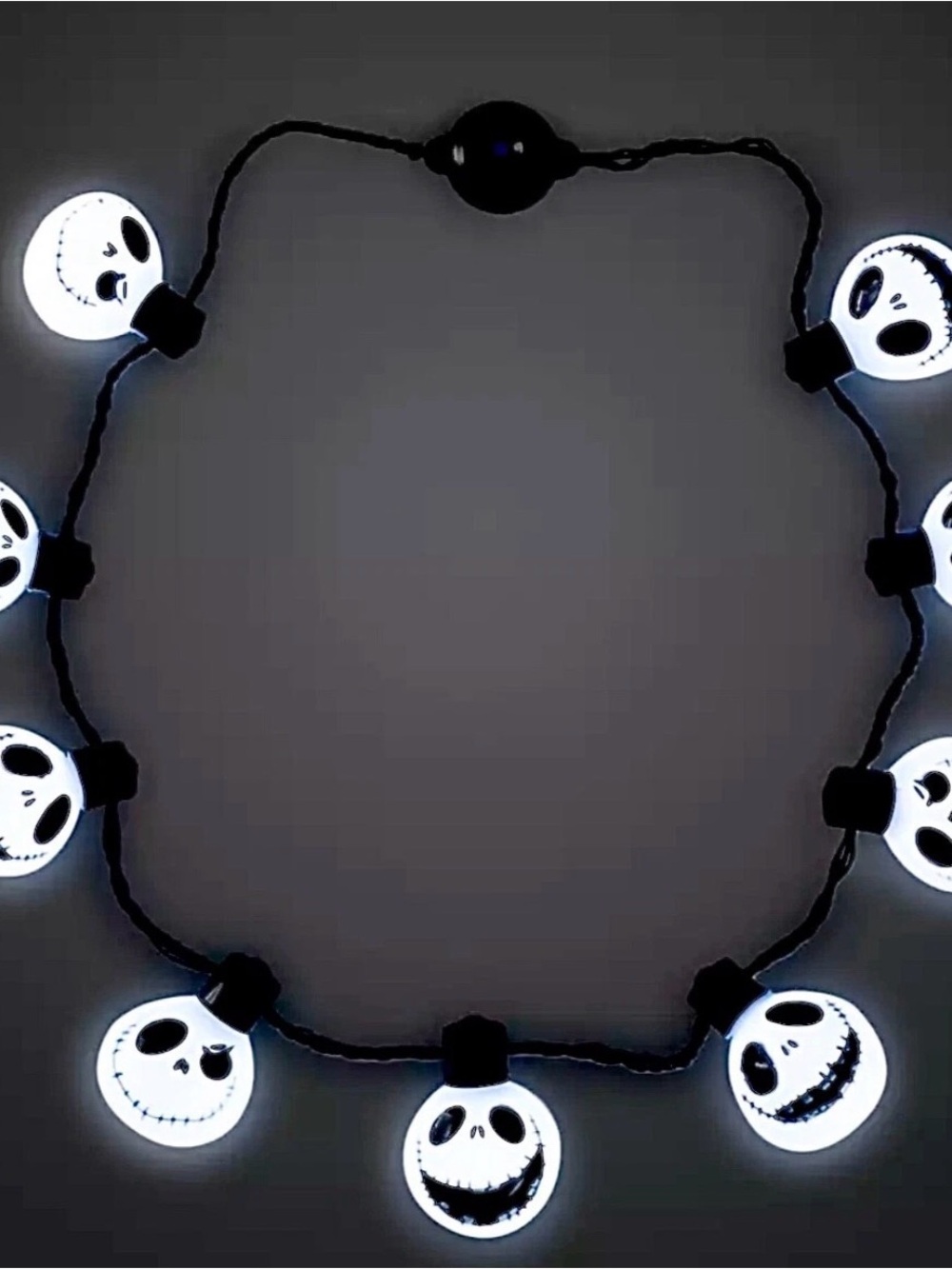 DISNEY THE NIGHTMARE BEFORE CHRISTMAS JACK SKELLINGTON LED LIGHT-UP NECKLACE